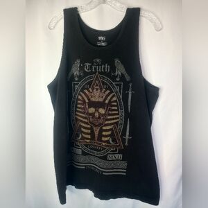 *Truth Egyptian Black SHAKA Tank Top Size XL